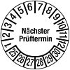 Prüfplakette - Nächster Prüftermin