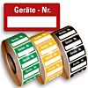 Geräte - Nr.  - zum Selbstbeschriften