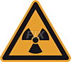 Warnung vor radioaktiven Stoffen oder ionisierenden Strahlen