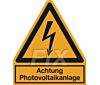 Achtung Photovoltaikanlage