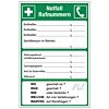 Notfall-Rufnummern