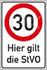 30 km/h - StVO