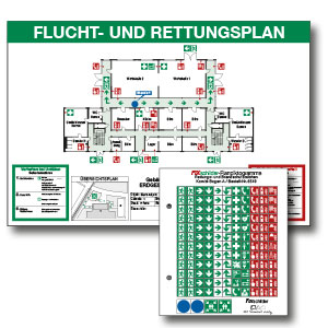 Flucht- und Rettungspläne 