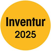 Inventuraufkleber 2025