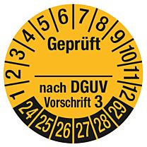 Prüfplakette - Geprüft nach DGUV Vorschrift 3