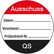 QS-Etikett: zur Reparatur
