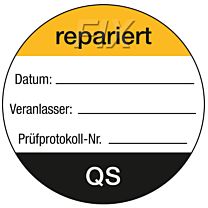 QS-Etikett: QS repariert