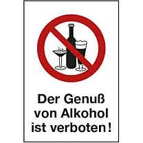 Alkoholverbot - Kombizeichen