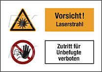 Laserstrahl - Zutritt verboten